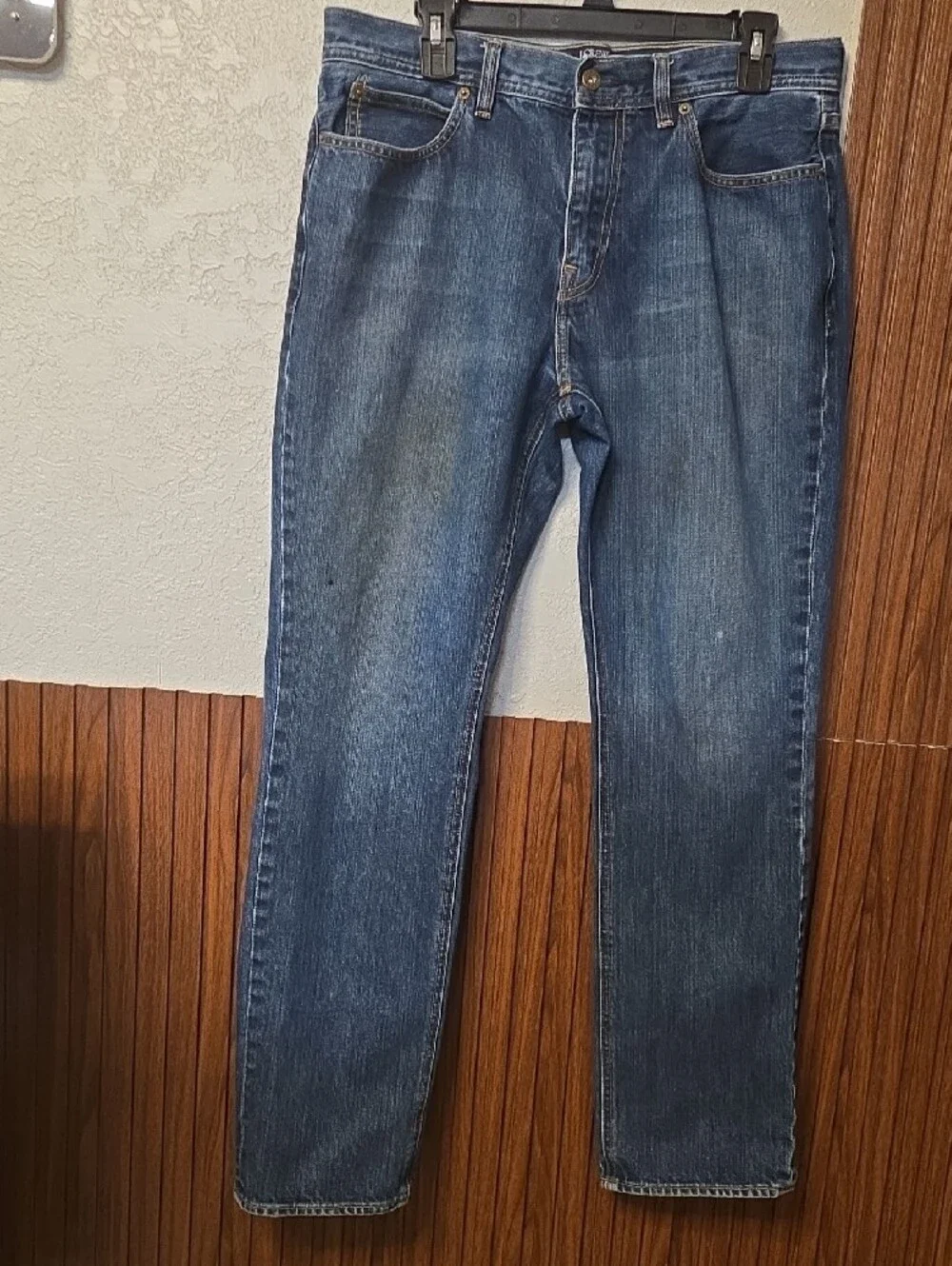 J. Crew Straight-Leg Men's Denim Jeans in Medium Blue 34x30